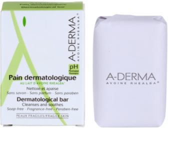 A-Derma Original Care дерматологічне очищаюче мило для чутливої та подразненої шкіри