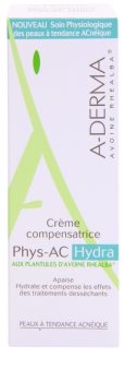 A-Derma Phys-AC Hydra crème hydratante pour peaux irritées et déséchées après traitements de l'acné