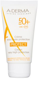 A-Derma Protect crema pentru protectia tenului normal si uscat SPF 50+