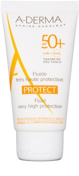 A-Derma Protect zaščitni fluid za normalno do mešano kožo SPF 50+