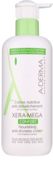 A-Derma Xera-Mega Confort поживний крем для обличчя та тіла для сухої та дуже сухої шкіри
