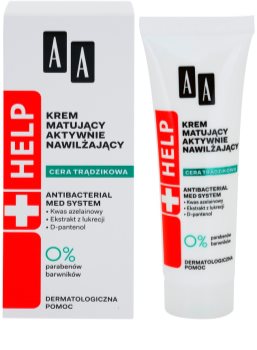 AA Cosmetics Help Acne Skin Mattifying Moisturiser