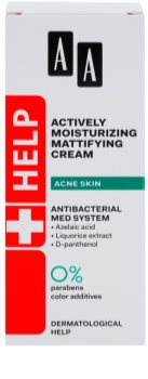 AA Cosmetics Help Acne Skin Mattifying Moisturiser