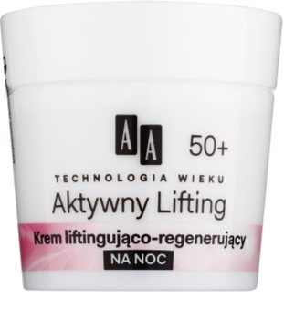 AA Cosmetics Age Technology Active Lifting αναγεννητική συσφικτική κρέμα νύχτας 50+