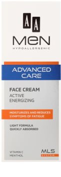AA Cosmetics Men Advanced Care Energie-Creme für das Gesicht