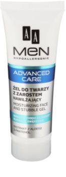 AA Cosmetics Men Advanced Care feuchtigkeitsspendende und beruhigende Creme für Gesicht und Bart