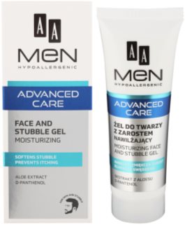 AA Cosmetics Men Advanced Care feuchtigkeitsspendende und beruhigende Creme für Gesicht und Bart