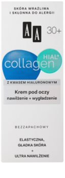 AA Cosmetics Collagen HIAL+ crema idratante e lisciante occhi 30+