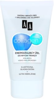 AA Cosmetics Collagen HIAL+ енергизиращ почистващ гел 30+