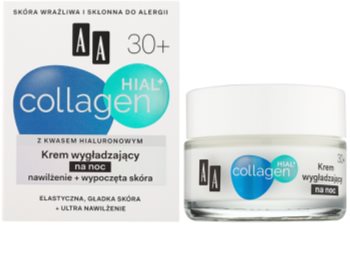 AA Cosmetics Collagen HIAL+ Smoothing Night Cream 30+