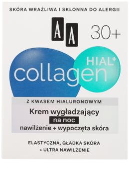 AA Cosmetics Collagen HIAL+ Smoothing Night Cream 30+