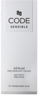 AA Cosmetics CODE Sensible szérum a pigment foltok ellen