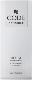 AA Cosmetics CODE Sensible seum pentru piele cu efect iluminator