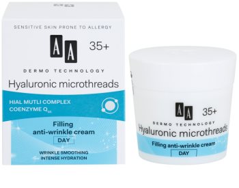AA Cosmetics Dermo Technology Hyaluronic Microthreads crema giorno riempitiva antirughe 35+