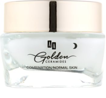 AA Cosmetics Golden Ceramides интензивен изглаждащ нощен крем