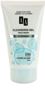AA Cosmetics Hydro Algae Blue čisticí pleťový gel na obličej, krk a dekolt