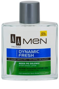 AA Cosmetics Men Dynamic Fresh osvěžující voda po holení bez alkoholu