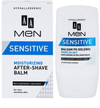 AA Cosmetics Men Sensitive balsam hidratant dupa barbierit