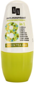 AA Cosmetics Multifunctional Green Tea 24H Antitranspirant-Deoroller 8 in 1