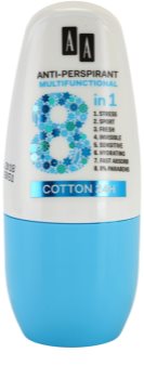 AA Cosmetics Multifunctional Cotton 24H Antitranspirant-Deoroller 8 in 1