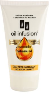 AA Cosmetics Oil Infusion2 Avocado Babassu reinigendes Peeling-Gel