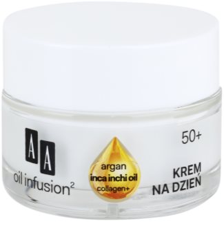 AA Cosmetics Oil Infusion2 Argan Inca Inchi 50+ Lifting Day Cream with Anti-Wrinkle Effect