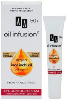 AA Cosmetics Oil Infusion2 Argan Inca Inchi 50+ Restoring Cream for Eye Area