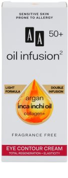 AA Cosmetics Oil Infusion2 Argan Inca Inchi 50+ Restoring Cream for Eye Area