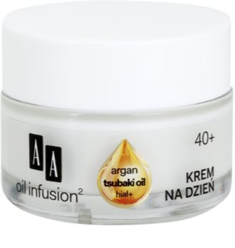 AA Cosmetics Oil Infusion2 Argan Tsubaki 40+ crema giorno rassodante effetto antirughe