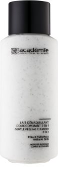 Academie Normal to Combination Skin Sanfte Reinigungsmilch mit Exfoliationswirkung 2 in 1