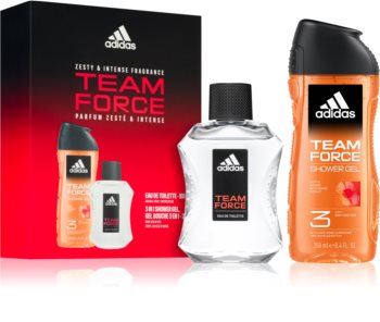 adidas team force woda toaletowa 250 ml   zestaw