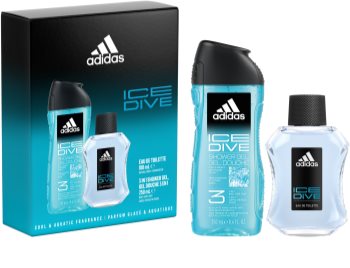 adidas ice dive woda toaletowa 100 ml   zestaw