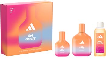 adidas get comfy woda perfumowana 100 ml   zestaw