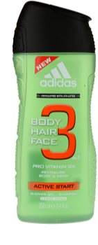 Adidas 3 Active Start (New) Douchegel voor Mannen 250 ml