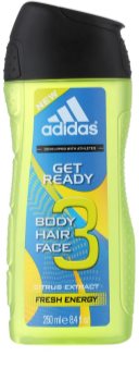 Adidas Get Ready! żel pod prysznic dla mężczyzn 250 ml 2w1