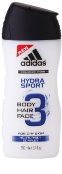Adidas 3 Hydra Sport Duschgel für Herren 250 ml
