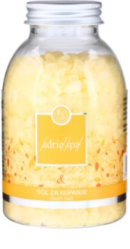Adria-Spa Lemon & Immortelle regenerierendes Badesalz für trockene Haut