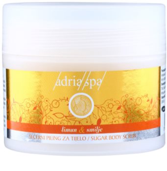 Adria-Spa Lemon & Immortelle regenerierendes Peeling für den Körper