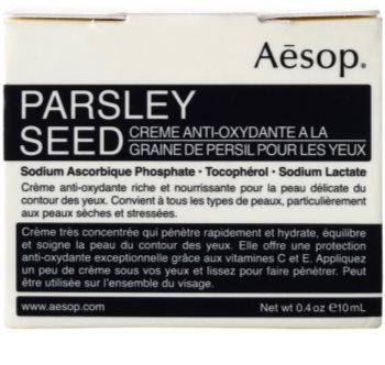 Aēsop Skin Parsley Seed Antioxidant-Augencreme