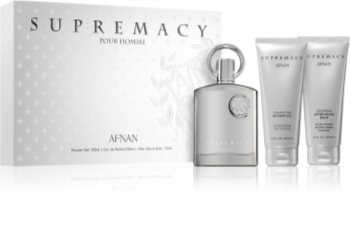 afnan perfumes supremacy silver woda perfumowana 100 ml   zestaw 