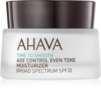 Ahava Time To Smooth feuchtigkeitsspendende Creme für strahlenden Glanz SPF 20