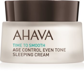 Ahava Time To Smooth posvjetljujuća noćna krema protiv prvih znakova starenja kože