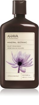 Ahava Mineral Botanic Lotus & Chestnut aksamitny krem pod prysznic