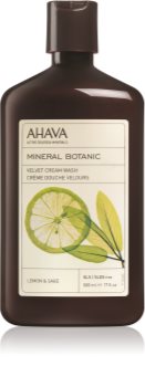 Ahava Mineral Botanic Lemon & Sage łagodny krem pod prysznic