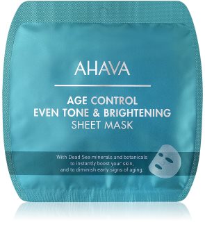 Ahava Time To Smooth Aufhellende Tuchmaske gegen Falten