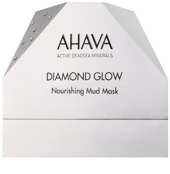 Ahava Diamond Glow vyživující maska s bahnem z Mrtvého moře a čistým diamantovým prachem