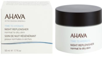 Ahava Time To Hydrate noćna krema za regeneraciju za normalnu i suhu kožu