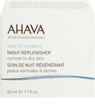 Ahava Time To Hydrate nočný regeneračný krém pre normálnu až suchú pleť