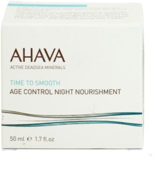 Ahava Time To Smooth noční výživný krém s protivráskovým účinkem