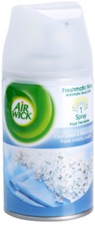 Air Wick Essential Oils Cool Linen & White Lilac automatikus légfrissítő 250 ml utántöltő